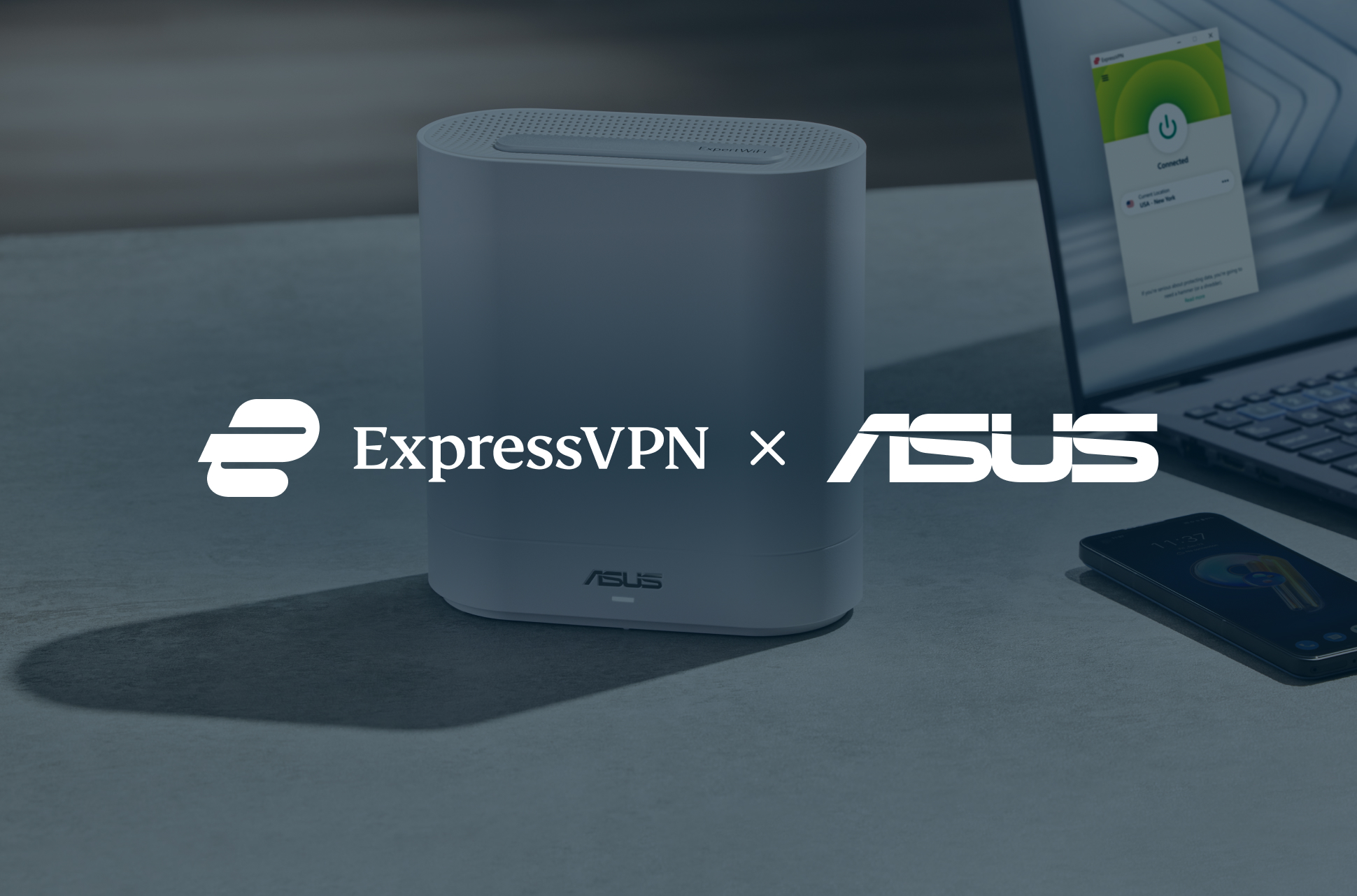 ExpressVPN and ASUS partnership