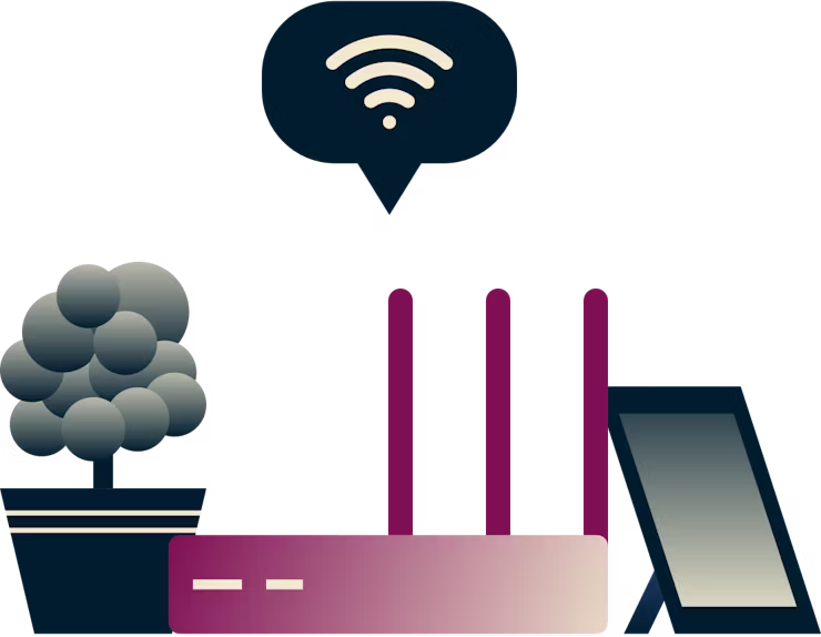Um roteador VPN para redes Wi-Fi domésticas.