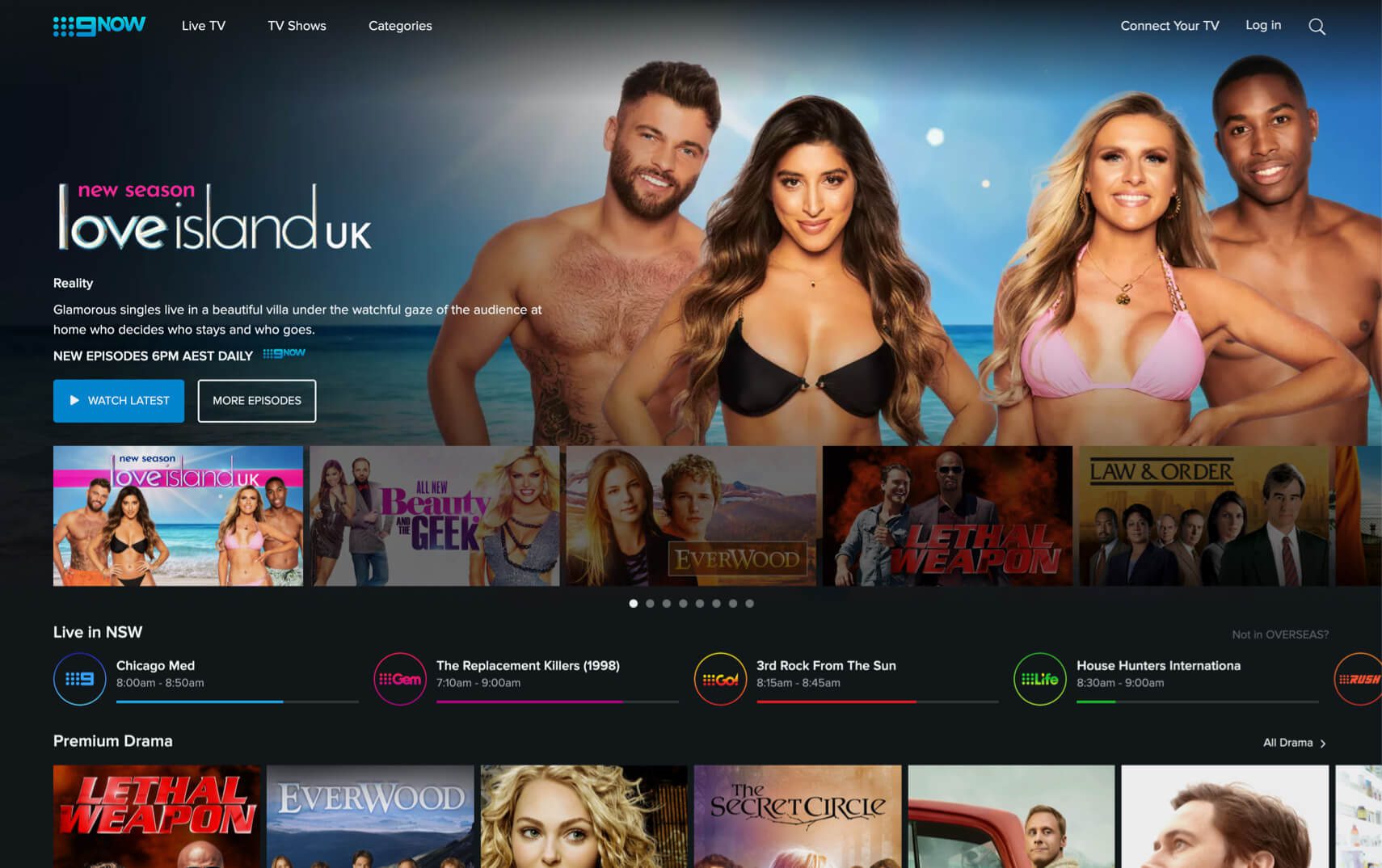 Watch reality TV shows online