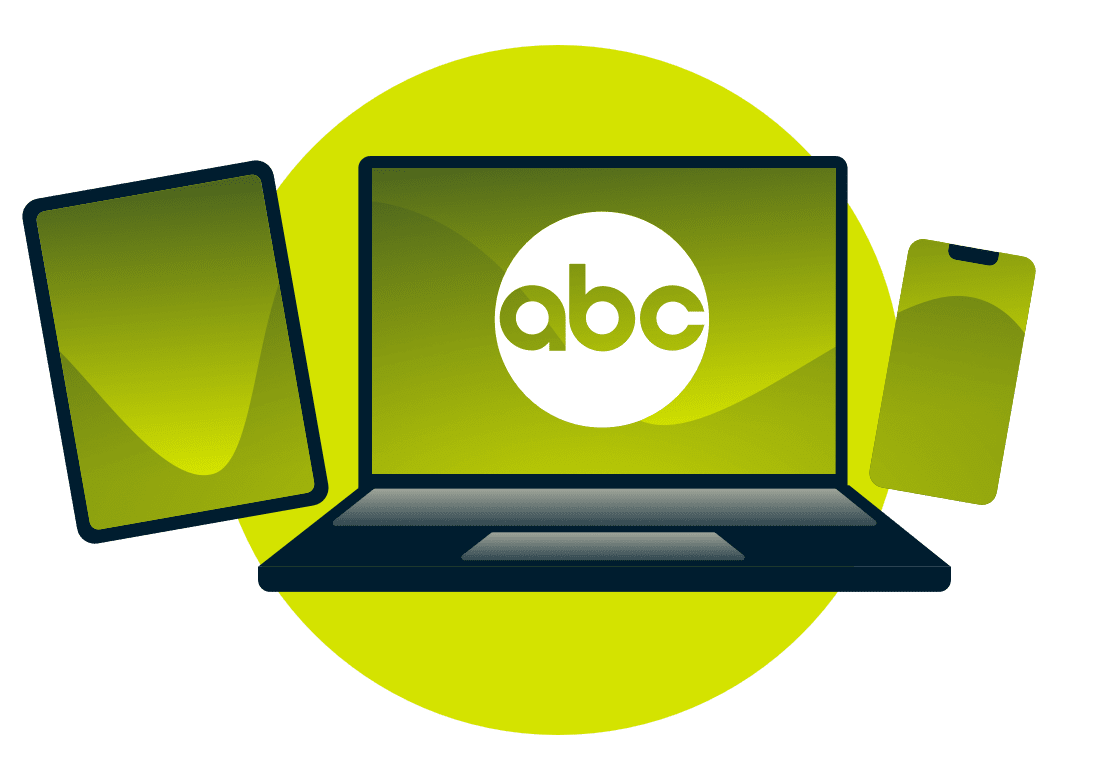 Watch ABC on smartphone, computer, and tablet.