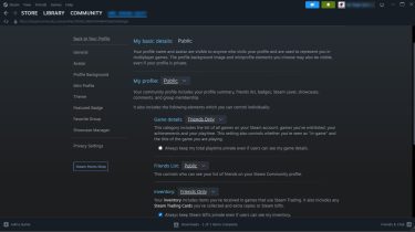 Most gaming platforms provide a variety of settings to control what personal information is shared to whom.